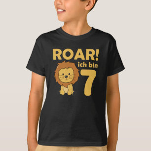 Kinderen 7. Bemiddag Leo 7 jaar oud zijn zeven jaa T-shirt