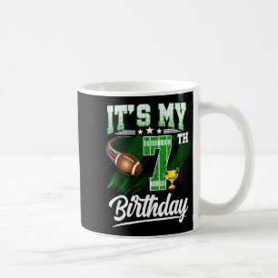 Kinderen 7 jaar oud Het is mijn 7e verjaardag Voet Koffiemok