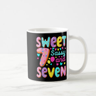 Kinderen 7e verjaardag Zoete Sy En Zeven Verjaarda Koffiemok