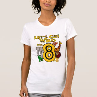 Kinderen 8 Jaar Oude Dierenpark Verjaardag Shirt S