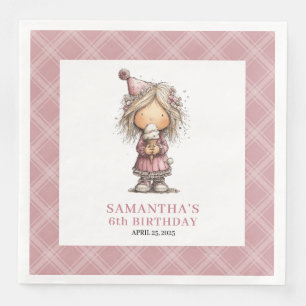 Kinderen 8e Verjaardagsfeestje Grappige Eigenzinni Servet