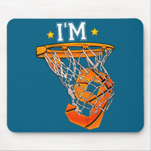 Kinderen 9e verjaardag basketbal 9 jongen meisje 6 muismat