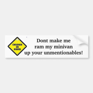 Kinderen aan boord bumpersticker