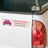 Kinderen aan boord bumpersticker (Op Truck)