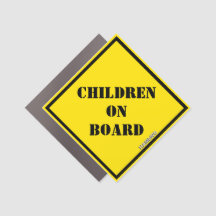 Kinderen aan boord van auto Magnet - HAMbyWG