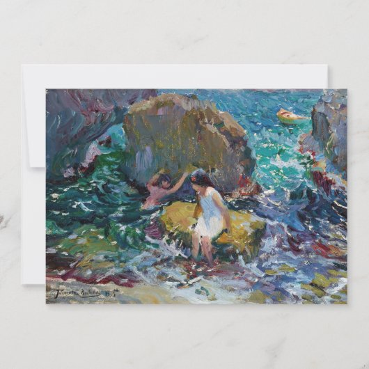 Kinderen aan de kust, Jávea | Joaquín Sorolla (Voorkant)