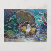 Kinderen aan de kust, Jávea | Joaquín Sorolla Briefkaart (Voorkant)