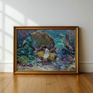 Kinderen aan de kust, Jávea   Joaquín Sorolla Poster