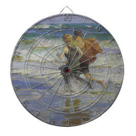 Kinderen aan het strand (door Edward Henry Potthas Dartbord