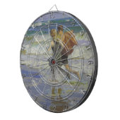 Kinderen aan het strand (door Edward Henry Potthas Dartbord (Voorkant Rechts)