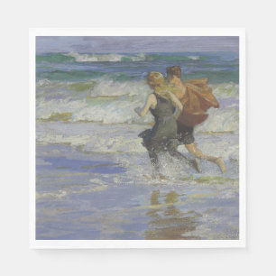 Kinderen aan het strand (door Edward Henry Potthas Servet