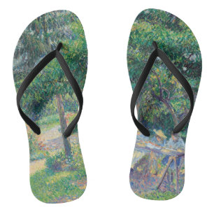 Kinderen aan tafel in de tuin Camille Pissarro Teenslippers