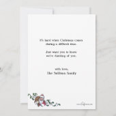  kinderen aan wal met kerstmis feestdagenkaart (Achterkant)