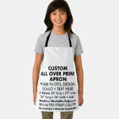 Kinderen Aangepaste gepersonaliseerde All Over Pri Schort (Insitu)