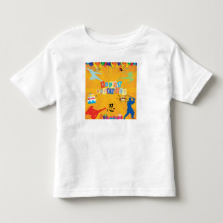 Kinderen Aangepaste Ninja Verjaardagsfeestje  Kinder Shirts
