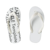 Kinderen Aangepaste Teenslippers Blanco Sjabloon (Voetbed)