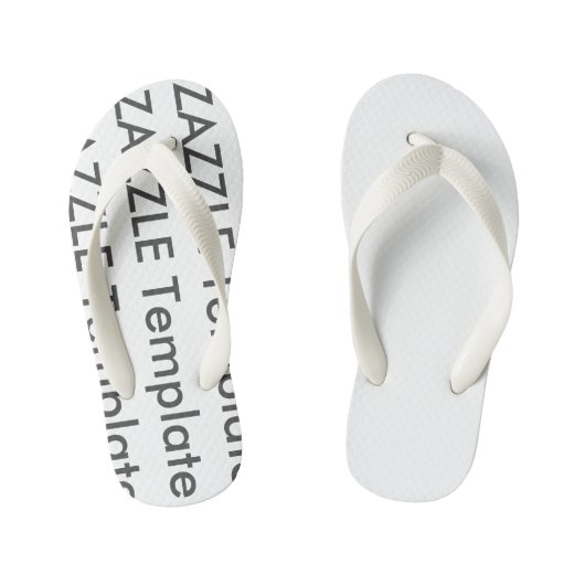 Kinderen Aangepaste Teenslippers Blanco Sjabloon (Voetbed)