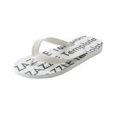 Kinderen Aangepaste Teenslippers Blanco Sjabloon (Schuin)