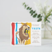 Kinderen - Aannodiging op zondag - Leeuw Kaart (Staand voorkant)