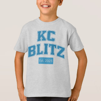 Kinderen Aanpasbare KC Blitz Legacy Lettertype T-shirt