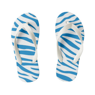 Kinderen aanpasbare zebra streep flip flops
