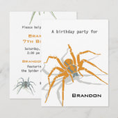 Kinderen - Aanwezigheid - Spinnen Kaart (Voorkant / Achterkant)