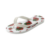 Kinderen aardbeien teenslippers (Schuin)