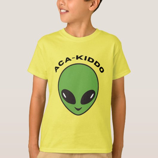 KINDEREN - "Aca-Kiddo" Kies uw eigen kleur T-shirt (Voorkant)