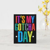 Kinderen Adoptie Pleegkind Hoera Het is mijn Gotch Kaart (Gele Bloem)