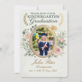 Kinderen Afstudeeruitnodiging, Preschool Pre-K Kin Kaart