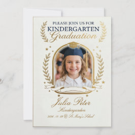 Kinderen Afstudeeruitnodiging, Preschool Pre-K Kin Kaart