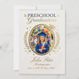 Kinderen Afstudeeruitnodiging, Preschool Pre-K Kin Kaart