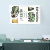 Kinderen Afval Thema Verjaardagsfeestje Spandoek (Beurs)