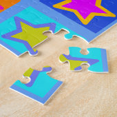KINDEREN ALFABET LETTER DEKEN  LEGPUZZEL (Zijkant)