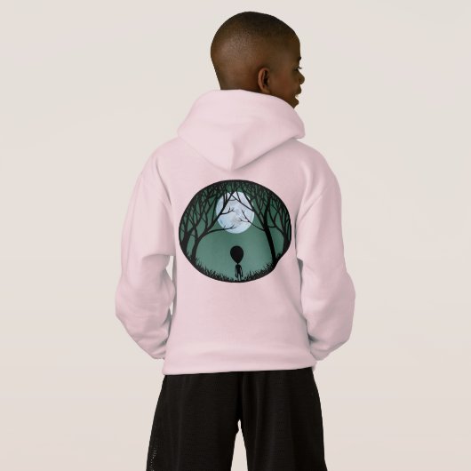 Kinderen Alien Hoodie Jacket Alien Hooded Jacket (Achterkant volledig)