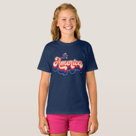 Kinderen “America” Grafische T-Shirt – Casual Patr