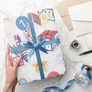 Kinderen Americana 4 juli educatieve alfabet Nu Cadeaupapier