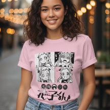 Kinderen Anime Manga Paneel Grafische T-Shirt