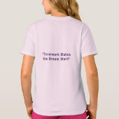 Kinderen Ant T-shirt – Kleine Werker, Groot Hart (Achterkant)