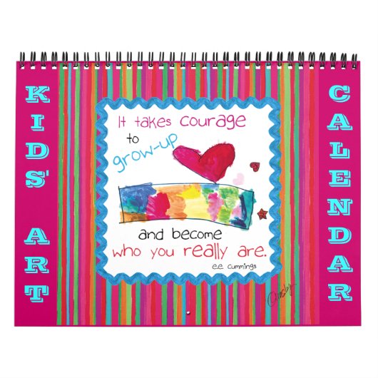 Kinderen Art Agenda Kalender (Hoes)