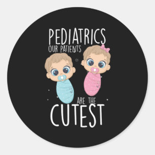 Kinderen Artsen Medicijnen Gift Ronde Sticker