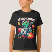 Kinderen "Astro-Saurus" - Schattige dinosaurus T-shirt (Voorkant)
