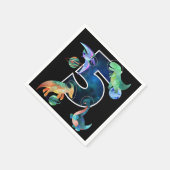 Kinderen Astronaut Buitenruimte Dinosaurussen 5e V Servet (Hoek)