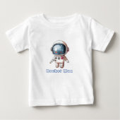 Kinderen Astronaut Ruimtevaart Thema Mooie Raket (Voorkant)