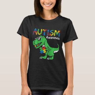 Kinderen Autisme Bewustzijn Dino Autistische Peute T-shirt