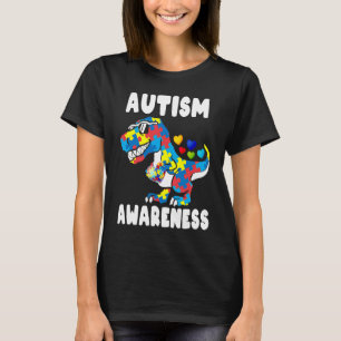 Kinderen Autisme Bewustzijn Dinosaurus Autistische T-shirt