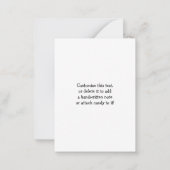 Kinderen Avocado Valentijnsdag  Notitiekaartje (Achterkant)