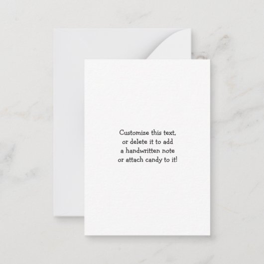 Kinderen Avocado Valentijnsdag  Notitiekaartje (Achterkant)