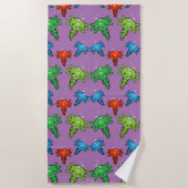 Kinderen Axototl Salamander Strandlaken (Voorkant)