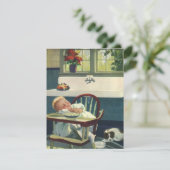 kinderen, Baby Aslaaphoge kinderuitnodiging Kaart (Staand voorkant)